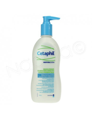Cetaphil Restoraderm Emulsion hydratante - Peaux atopiques. Flacon pompe 295ml