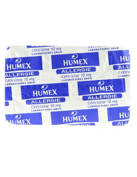 Humex allergie cétirizine 10mg 7 comprimés Humex - 3