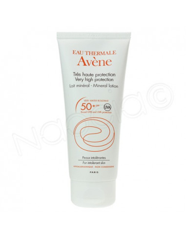 Avène Lait Minéral Solaire SPF50+. Tube 100ml