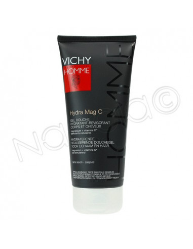 Vichy Homme Hydra Mag C Gel Douche Corps & Cheveux. Tube 200ml