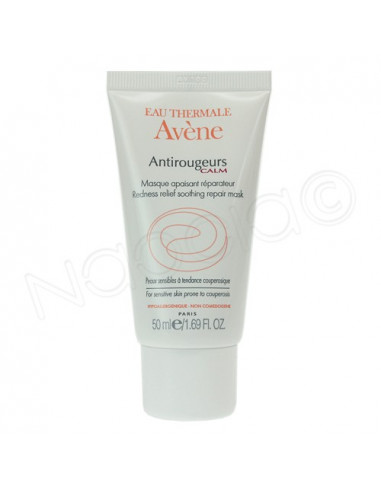 Avène antirougeurs calm - Masque apaisant réparateur. Tube 50ml