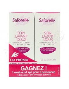 Offre spéciale Saforelle Soin Lavant Doux. Lot 2x250ml