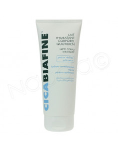 CICABIAFINE Lait hydratant corporel - Peaux sèches. Tube de 200ml