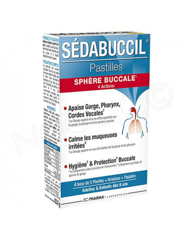 Sédabuccil Pastilles Sphère Buccale. 30 pastilles