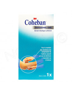 3M Coheban Bande élastique cohésive de contention 10cmx735m. x1