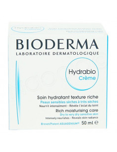Bioderma Hydrabio Crème Soin Hydratant Texture Riche. 50ml 2