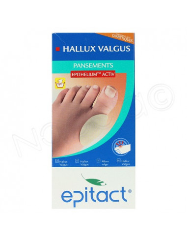 Epitact Hallux Valgus pansements. 2 unités