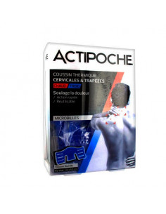 ACTIPOCHE Coussin Thermique Poche cervical et trapèzes microbilles Cooper - 1