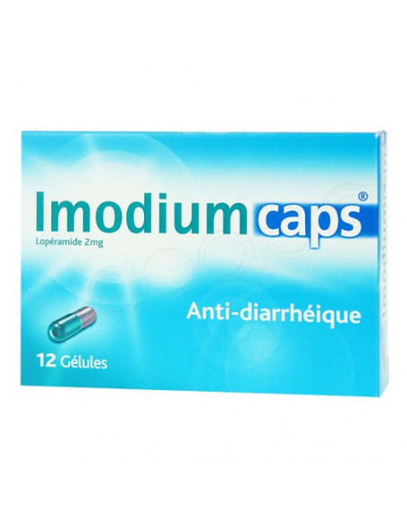 ImodiumCaps 2mg Anti-diarrhéique. 12 gélules