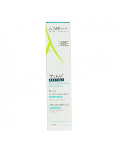 Aderma Phys-AC Perfect Fluide Anti-imperfections anti-marques. 40ml