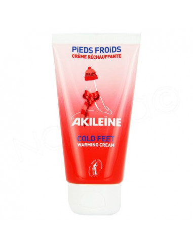 Akileïne crème réchauffante pieds froids 75ml