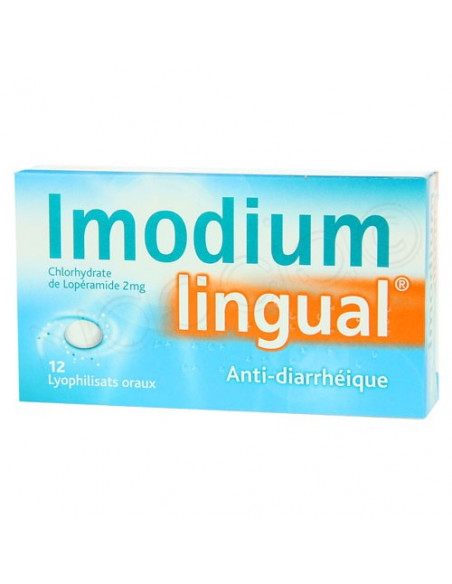 Imodiumlingual 2mg 12 lyophilisats