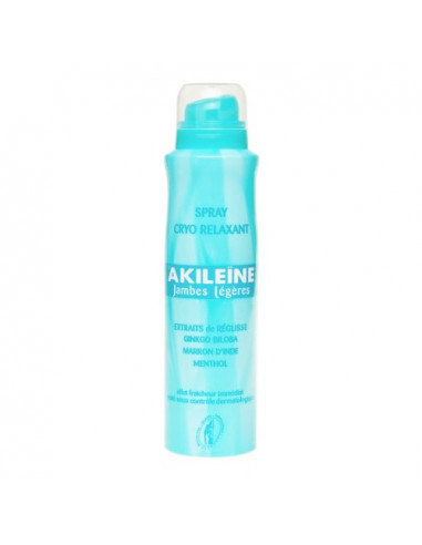 Akileïne Jambes Légères Spray Cryo-relaxant. 150ml