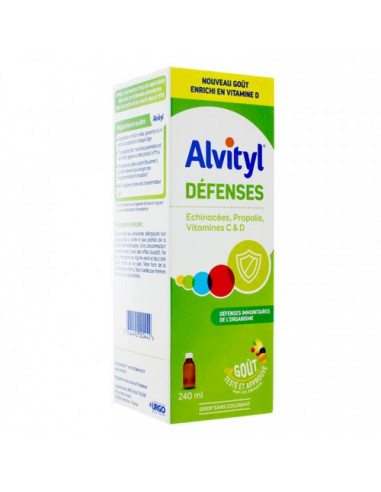 Alvityl Défenses Sirop Nouveau Gout. 240ml