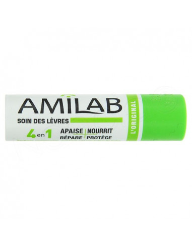 Amilab Soin des Lèvres 4en1. Stick 47g