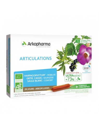 Arkopharma Articulations Arkofluides UltraExtract. 20 ampoules