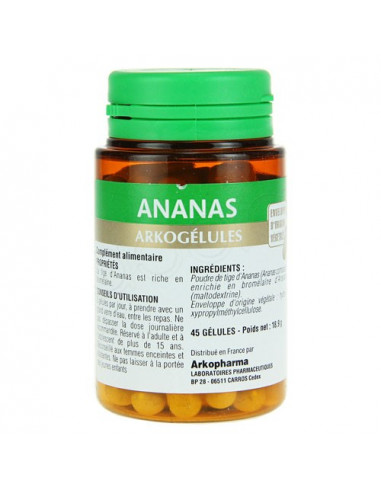 Arkogélules Ananas Flacon de 45 - ACL 7262832