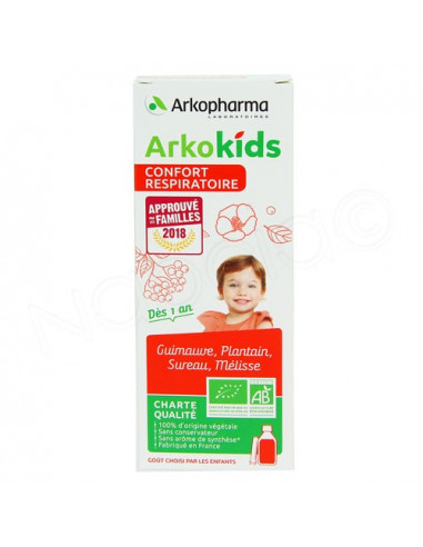 ArkoKids Confort Respiratoire. Sirop 100ml + pipette
