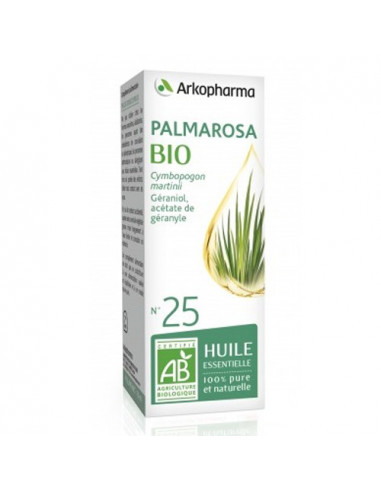 Arkopharma Palmarosa Bio N°25 Huile Essentielle. 5ml