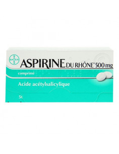 Aspirine du rhône 500mg 50 comprimés