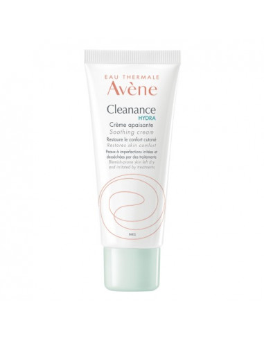 Avène Cleanance Hydra Crème Apaisante restaure le confort cutané. 40ml -