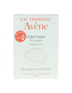 AVENE COLD CREAM Pain surgras visage et corps. Lot 2x100g - ACL 7515977