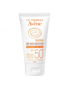 Avène Crème Solaire Minérale SPF50+ Sans Parfum Peaux Intolérantes Visage. 50ml - sans filtres