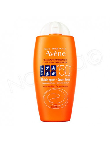 Avène Fluide Solaire Sport SPF50+ Peaux Sensibles. 100ml - protection solaire du sportif