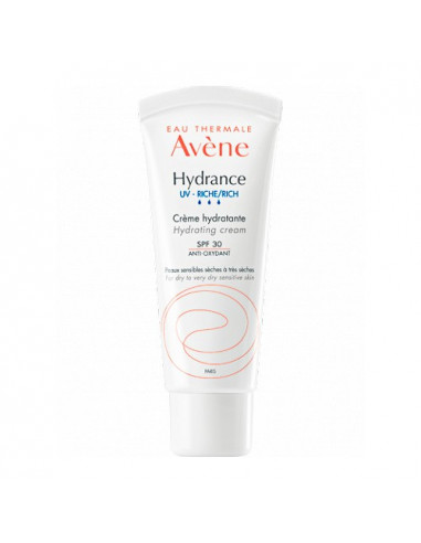 Avène Hydrance UV Riche Crème Hydratante SPF30 peaux sensibles sèches à très sèches