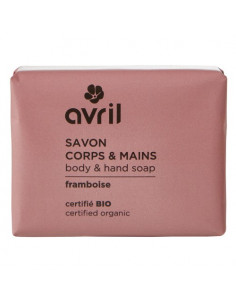 Avril Savon Corps & Mains Framboise Bio. 100g