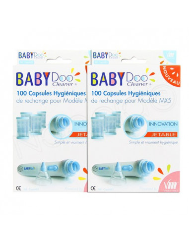 BabyDoo Capsules Hygiéniques de rechange. Lot 2x100 capsules