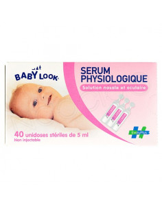 Baby Look Sérum Physiologique Solution Nasale & Oculaire. 40 unidoses stériles