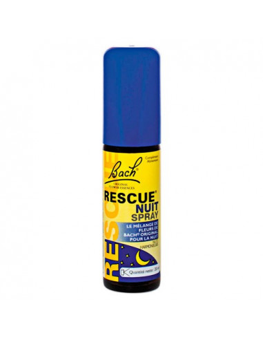 Fleurs de Bach Rescue Nuit. Spray 20ml - nuits sereines et calmes !