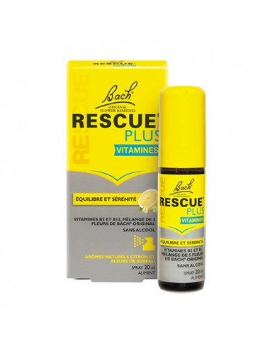 Bach Rescue Plus Vitamines. Spray 20ml