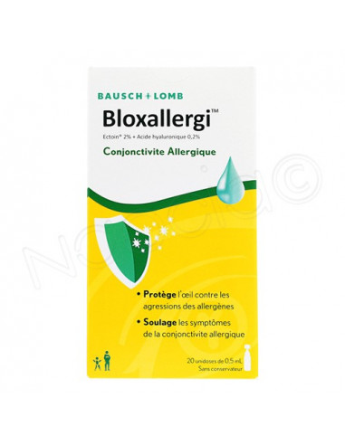 Bausch & Lomb Bloxallergi Conjonctivite Allergique. 20 unidoses