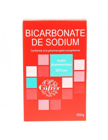 Bicarbonate de Sodium Gifrer poudre 250gr