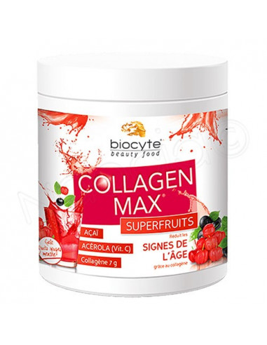 Biocyte Collagen Max Superfruits. Pot 260g