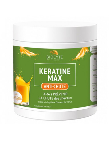 Biocyte Keratine Max Anti-chute Gout Multi-fruits. 240g