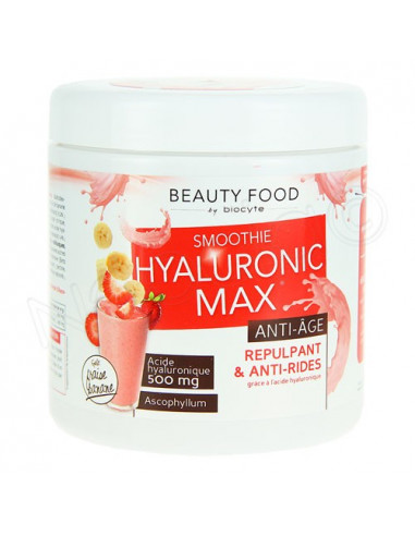 Biocyte Beauty food Hyaluronic Max smoothie anti-âge. Pot 280g