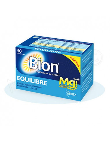 Bion Equilibre Mg++. Boite 30 comprimés