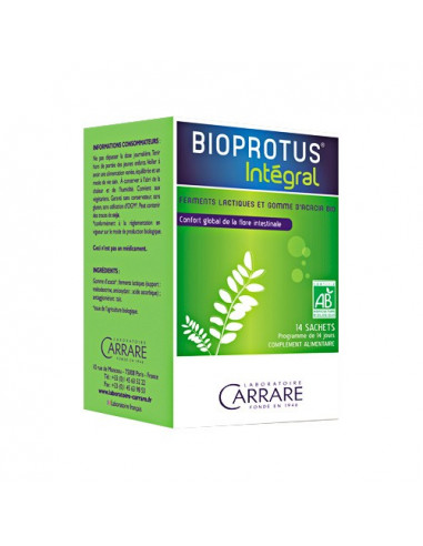 Bioprotus Intégral Confort global. 14 sachets - probiotique flore intestinale