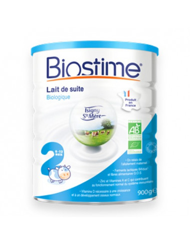 Biostime 2e âge Lait Infantile Bio SN-2 Plus 800g - Lait en poudre bio bébé  6-12m - Archange-pharma
