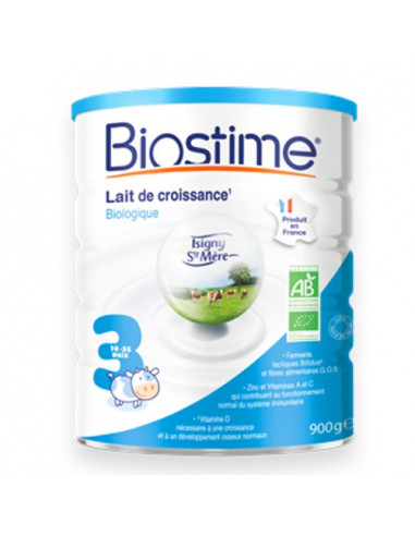 Biostime 3e âge Lait Infantile Bio SN-2 Plus 800g - Lait en poudre bio bébé  10-36m - Archange-pharma