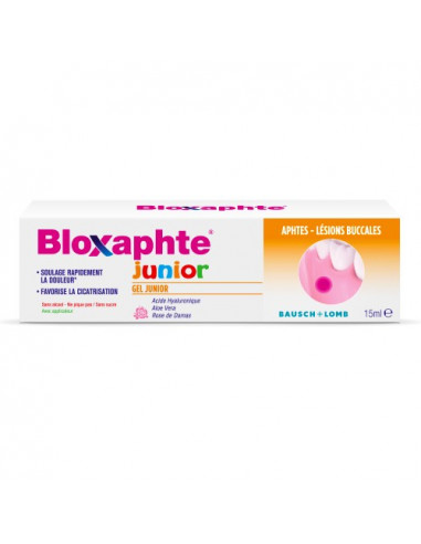 Bloxaphte Junior Gel Aphtes et Lésions Buccales. 15ml