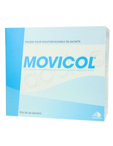 Movicol 20 sachets poudre pour solution buvable
