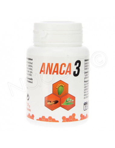 Anaca3 Perte de Poids. 90 gélules : 1 mois