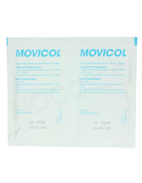 Movicol 20 sachets poudre solution buvable  - 3