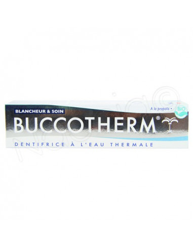 Buccotherm Dentifrice à l'Eau Thermale Blancheur & Soin. 75ml