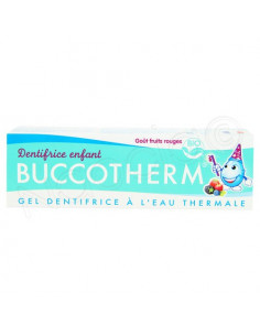 Buccotherm Dentifrice enfant bio à l'Eau Thermale Goût fruits rouges. 50ml