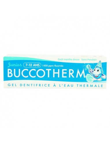 Buccotherm Junior Gel Dentifrice à l'eau thermale Goût menthe douce. 50ml